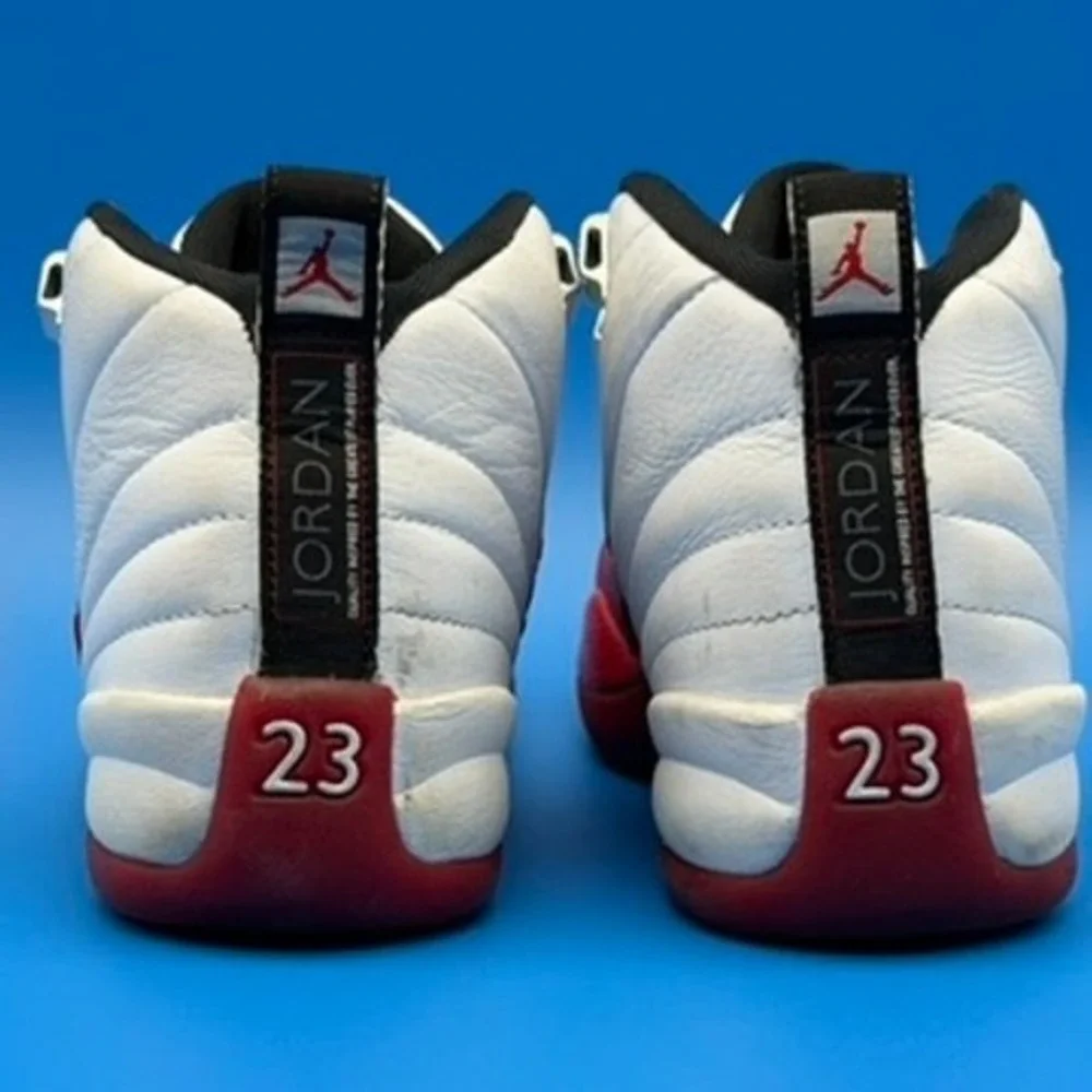 Jordan 12 Retro Cherry 153265-116 4Y 5.5W